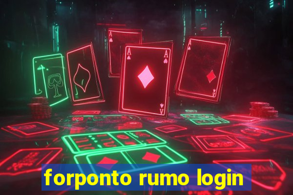 forponto rumo login